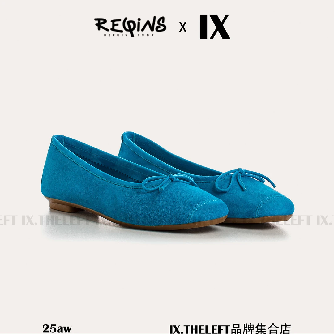 Reqins 芭蕾舞鞋法国小众羊皮亮片时尚平底鞋 IX.THELEFT买手店