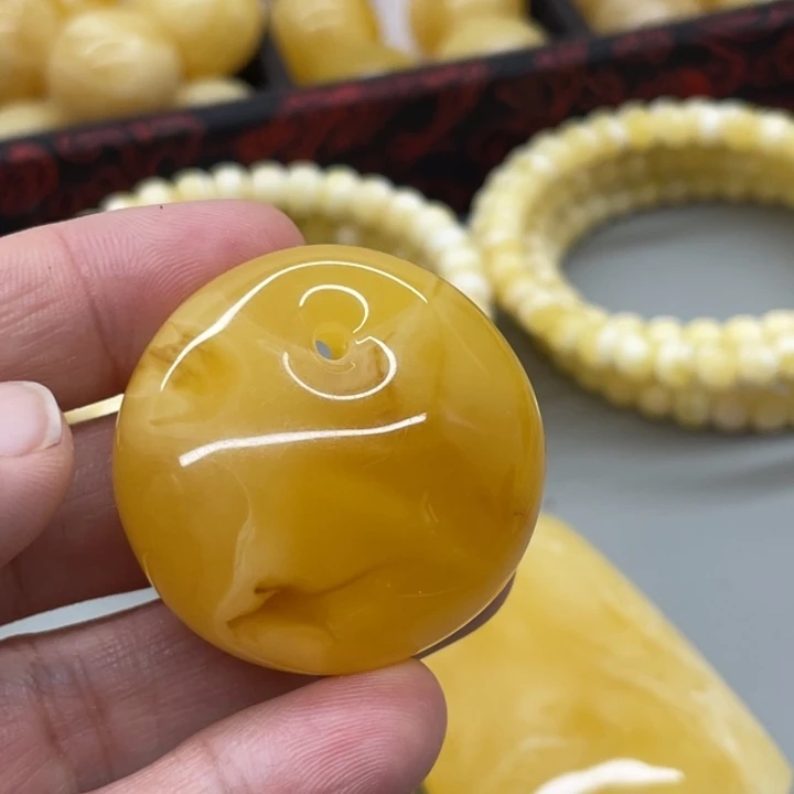 琥珀未镶嵌裸石蜜蜡