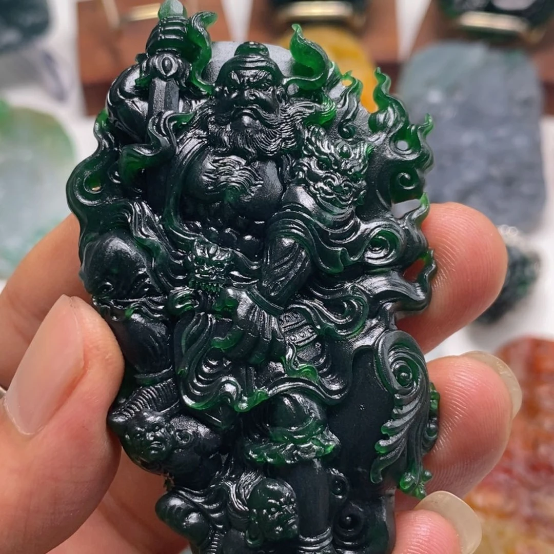 定制翡翠未镶嵌C****青天然A货翡翠Z