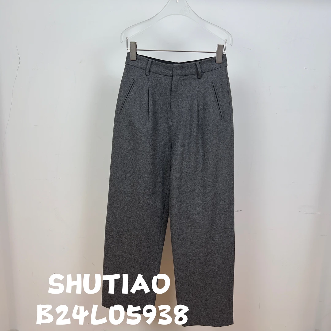 【SHUTIAO】2024秋冬：新款小众设计款裤子B24L05938