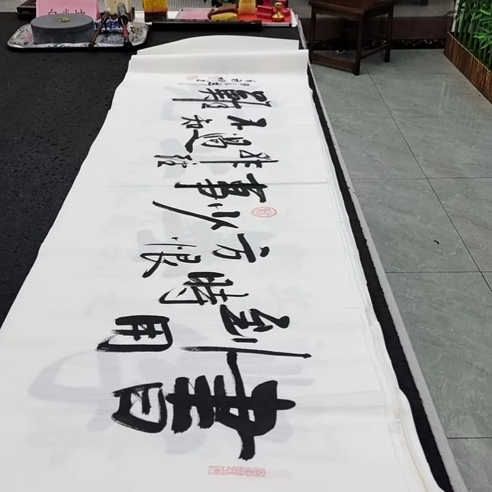 翰墨白武坤老师作品一副
