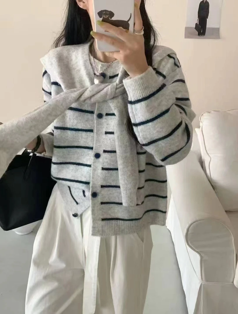 编号对应衣服  2025秋冬新款韩版时尚减龄套头毛衣