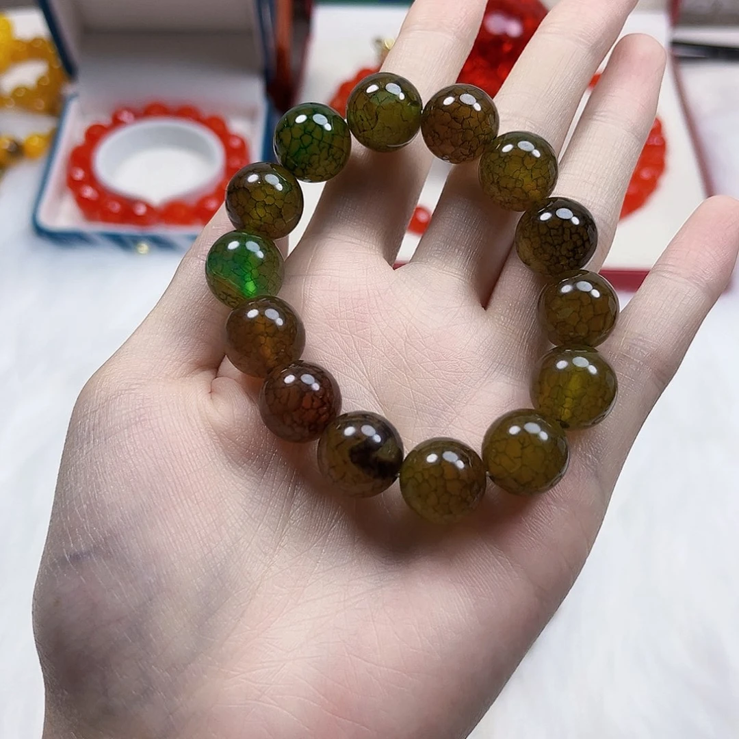 玛瑙/玉髓手链未镶嵌彼得药王石