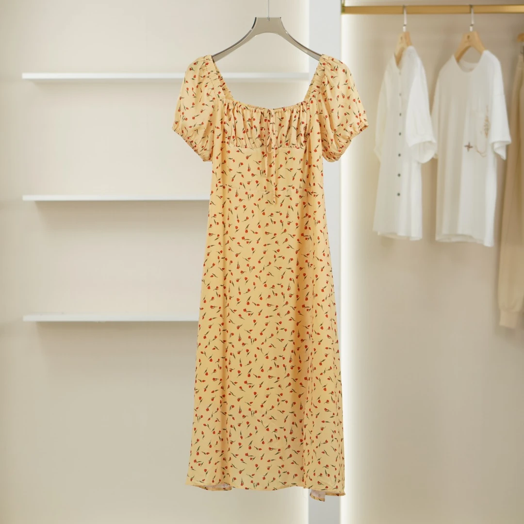 麦迪尚品【白LY】5041630夏季碎花连衣裙女装品牌专柜正品 D4组