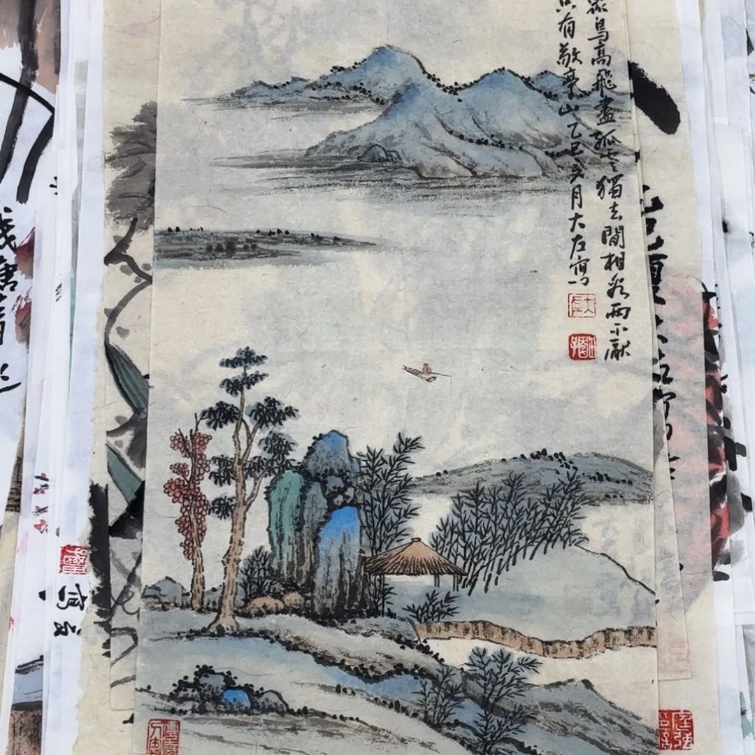 国画大左老师作品刘