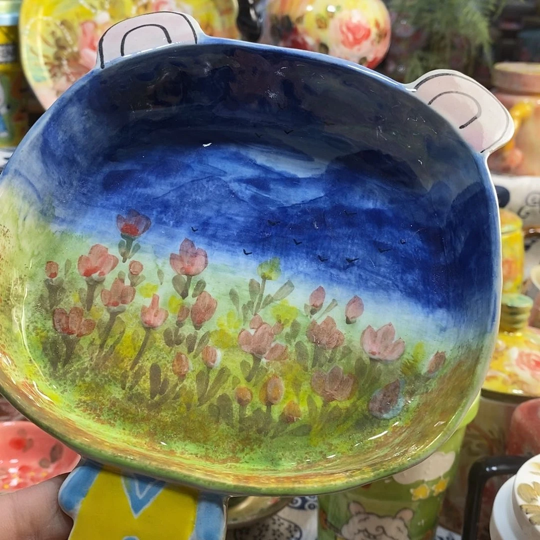 瓷片手绘陶瓷福利多多