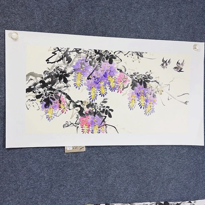 国画国画花鸟画作品