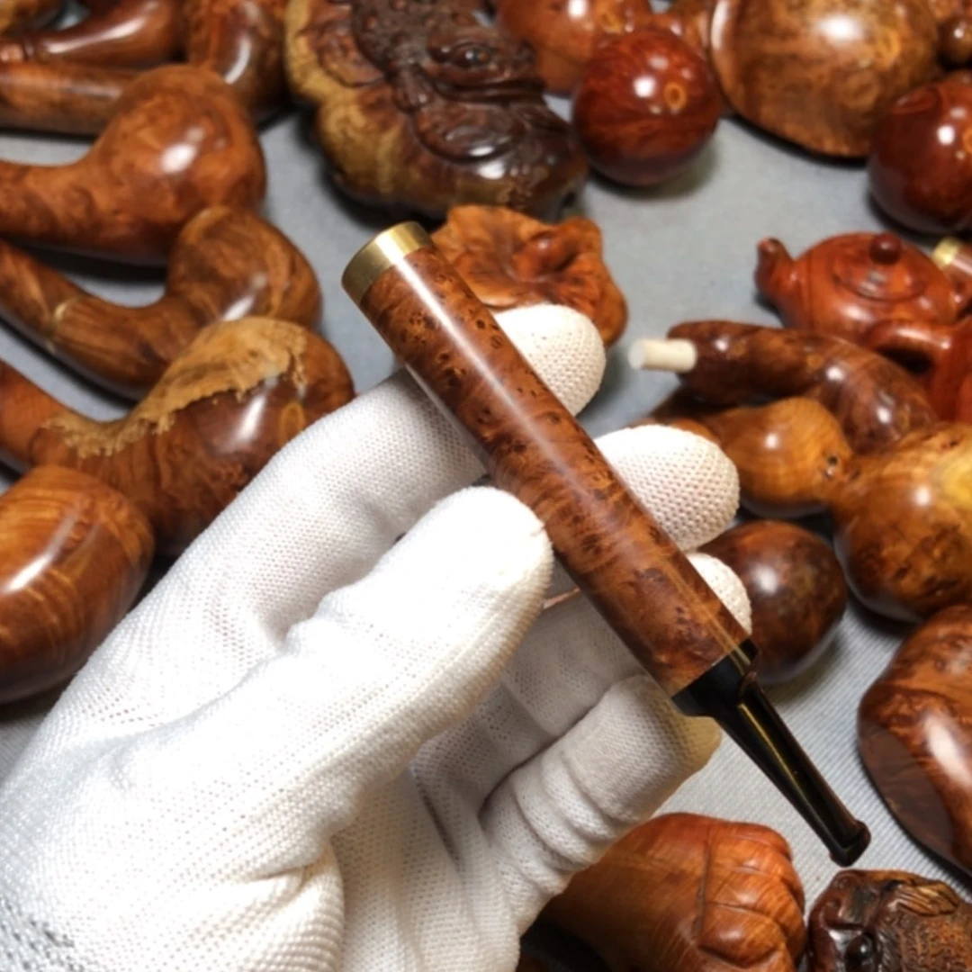 【闪购商品】木麻梨疙瘩火琉璃手把件