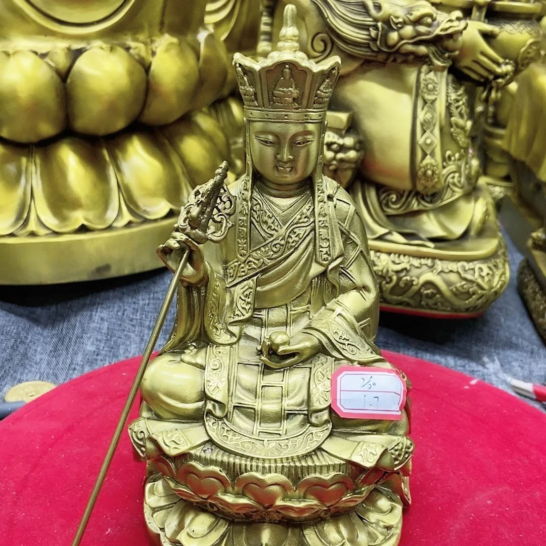 【闪购商品】葵*籽铜地藏菩萨19厘米