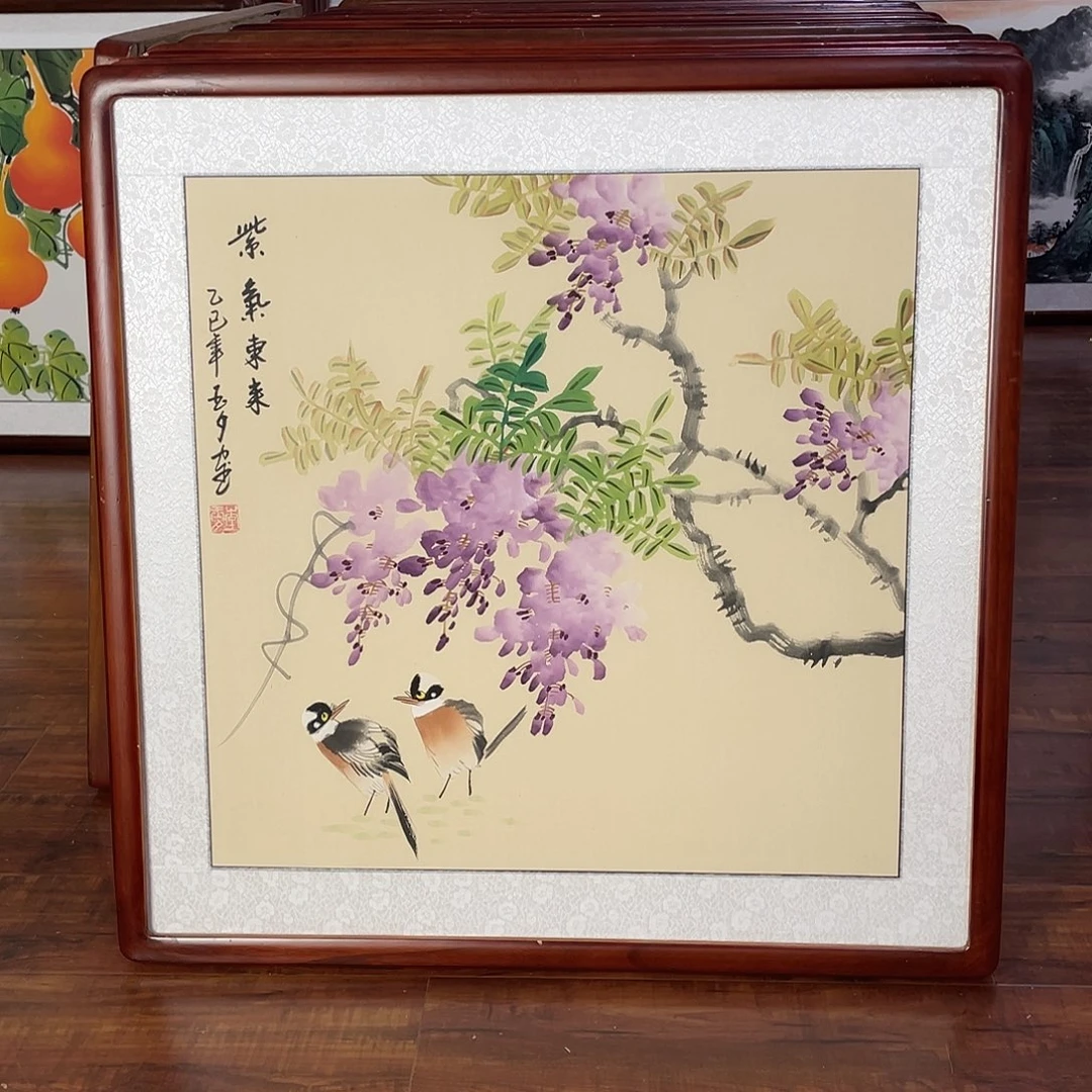 国画带框尺寸63*63厘米