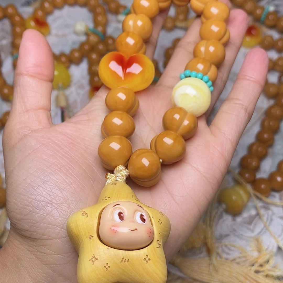 猴头核桃吊坠屁桃15加