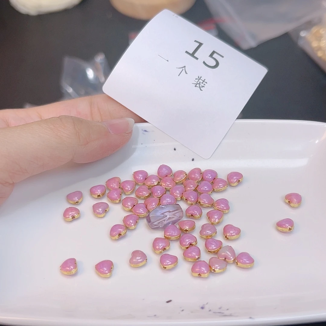 紫晶珠宝半成品银S925镀金镶嵌15