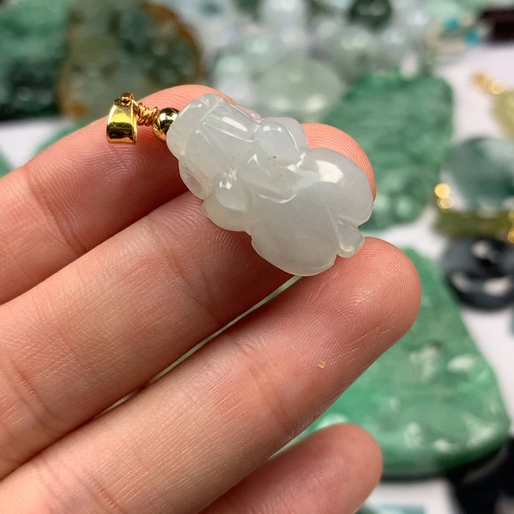 颈饰未镶嵌翡翠翡翠