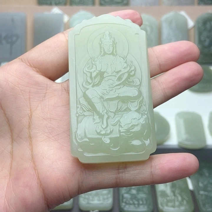 柠***溪颈饰未镶嵌和田玉