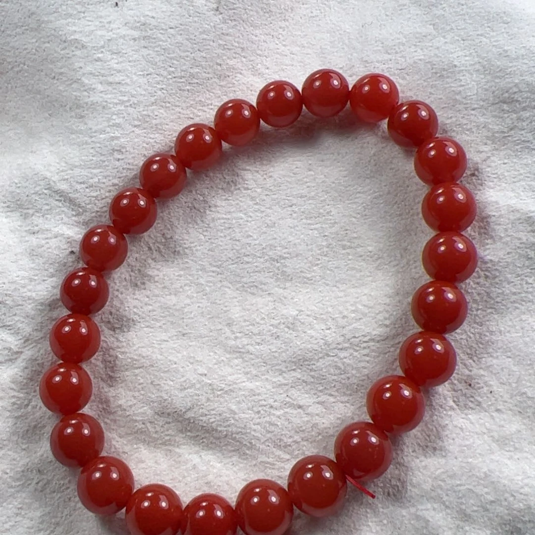 南红玛瑙手串未镶嵌
