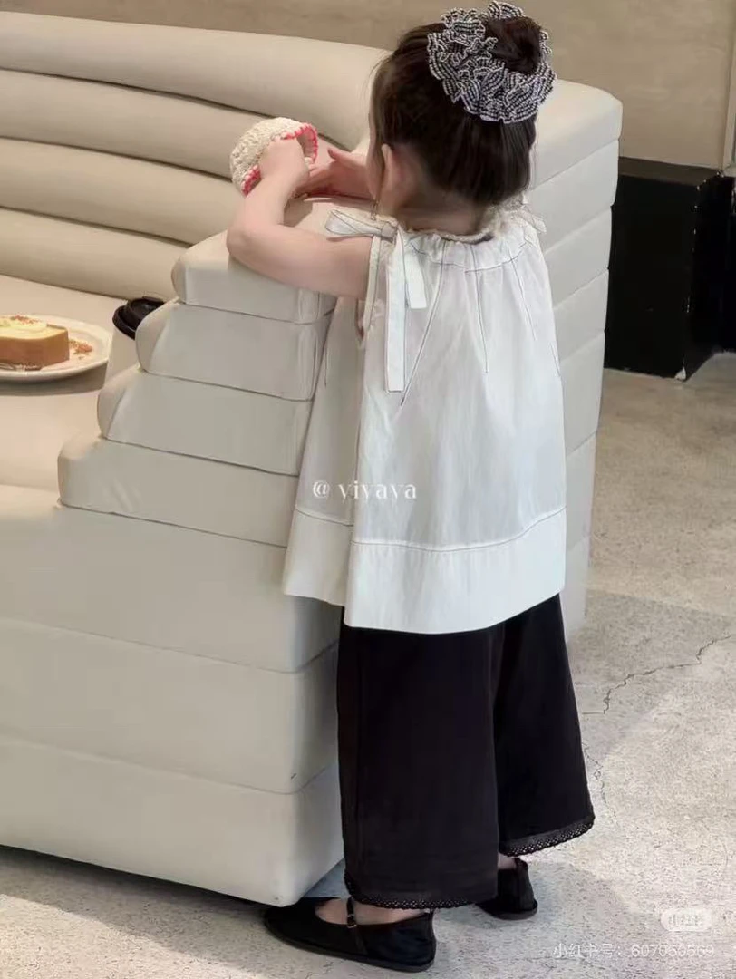 女童套装 牛仔洋气时尚