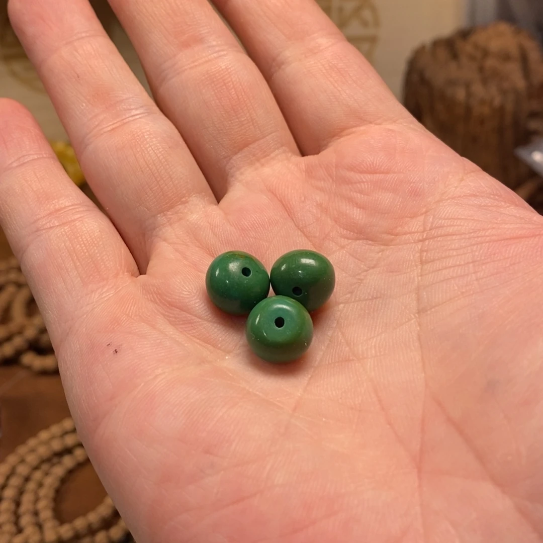 手串金刚菩提绿珠子11+