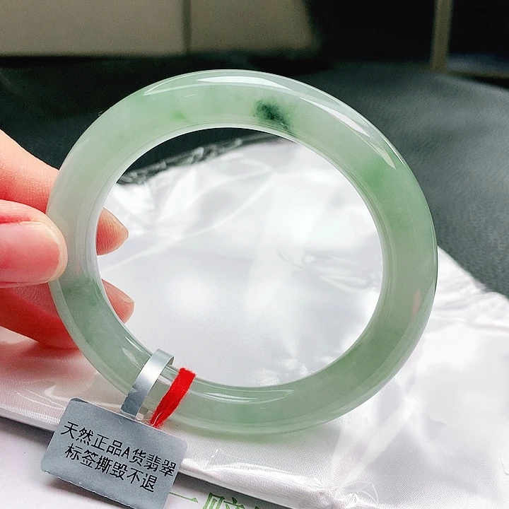 翡翠未镶嵌手镯缅甸天然a货翡翠手镯