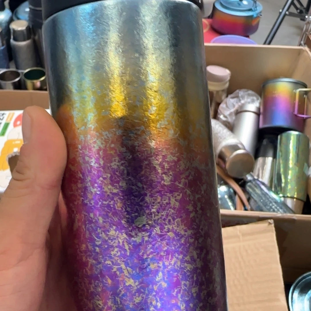 钛炫彩弹跳杯子一个