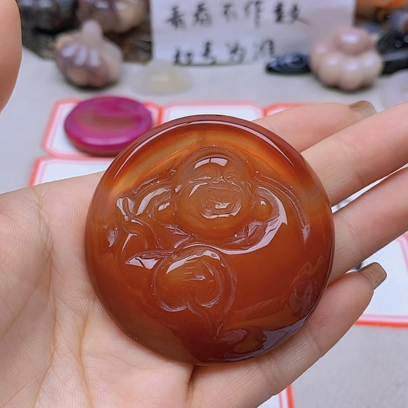 【闪购商品】未镶嵌玛瑙/玉髓珠宝半成品丁*
