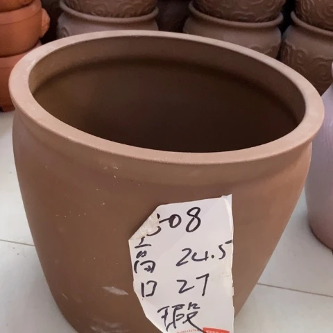 粗陶红陶绿植花盆808