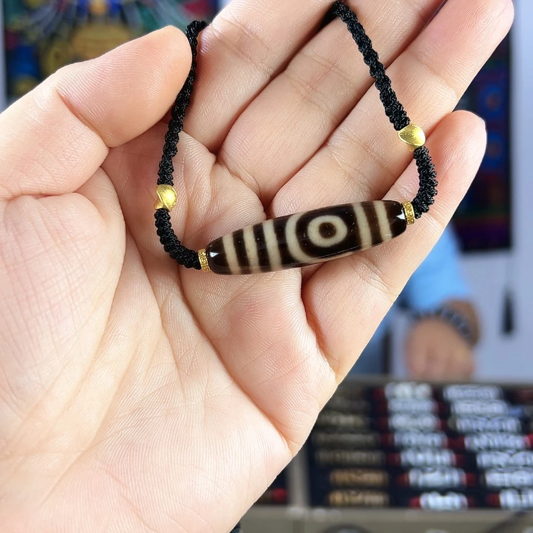 玛瑙/玉髓合金颈饰～上肯2眼40长