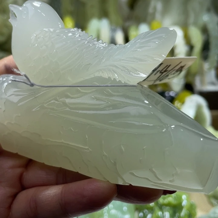 岫玉未镶嵌摆件摆件