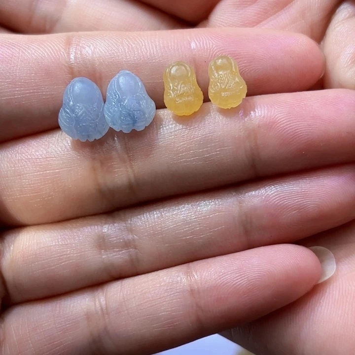 筱***语定制翡翠未镶嵌天然缅甸翡翠A货白菜不退不换