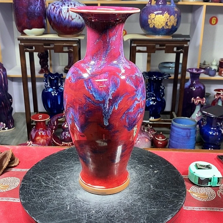 瓶中国神垕精品钧瓷