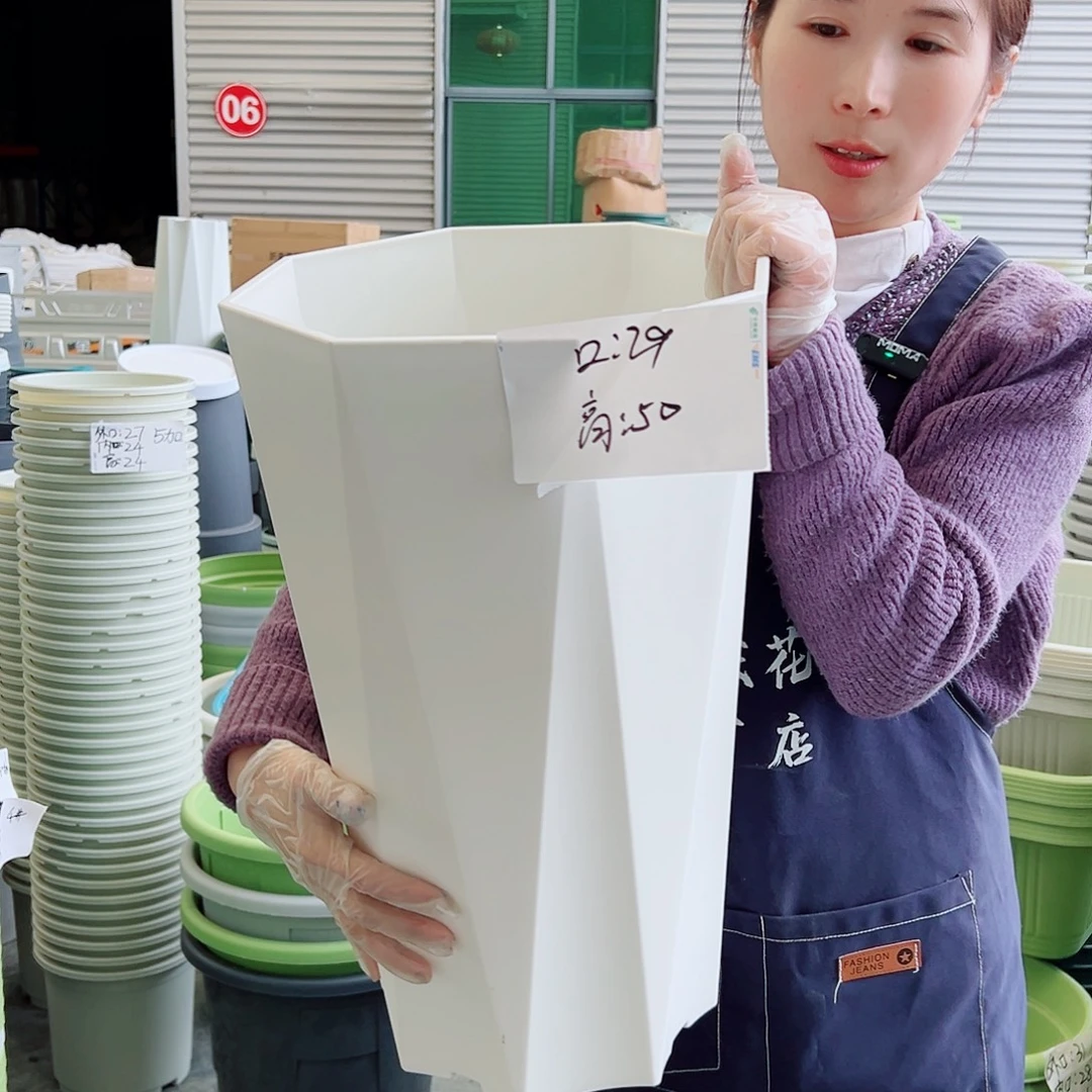 瑕疵八角大号白色2个无托