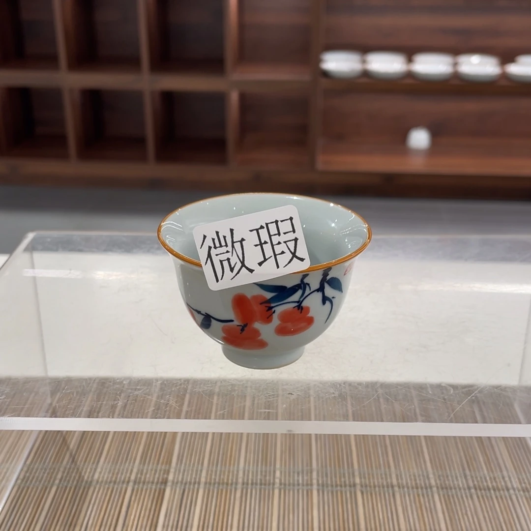 微瑕纯手绘釉下彩