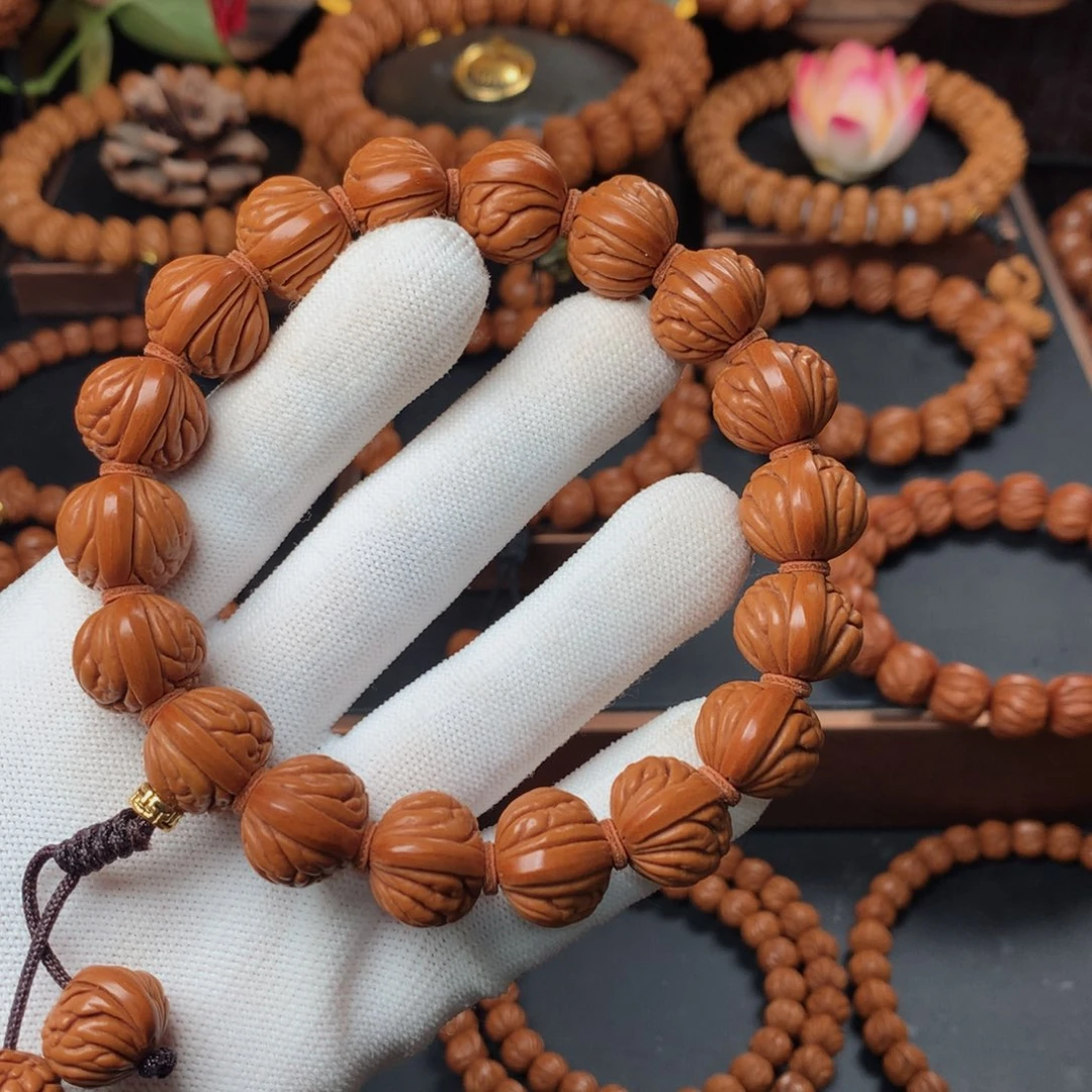 桃核吊坠瑞**儿16凤羽手持