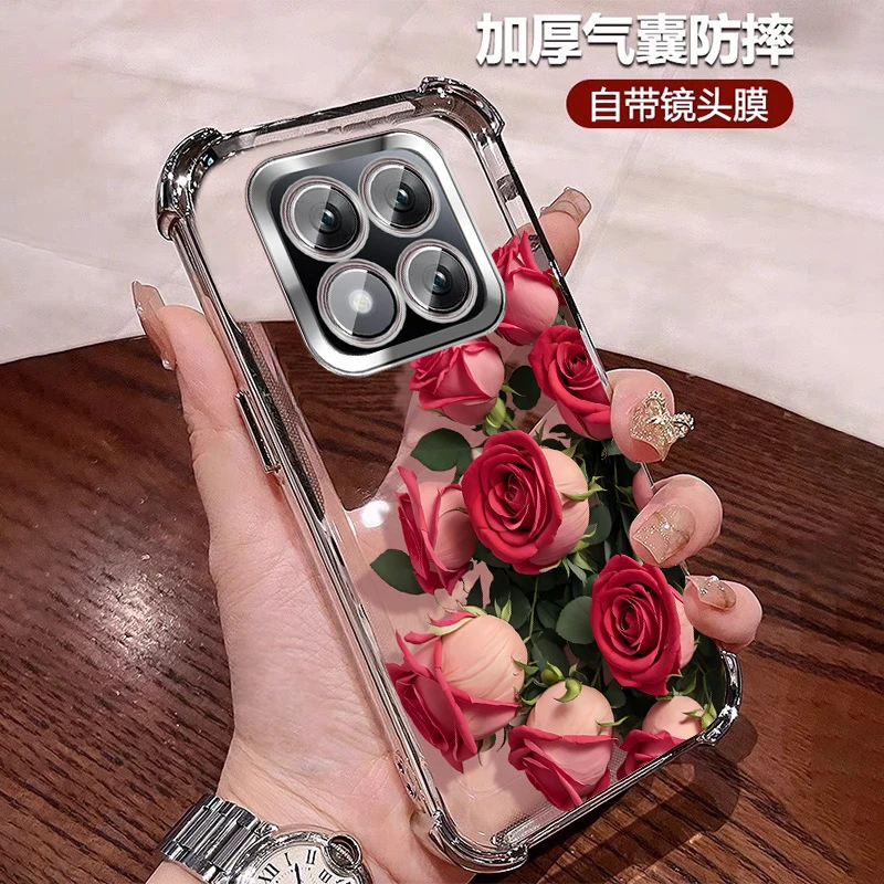 公主风适用红米note15pro+手机壳四角防摔镜头全包女士 NOTE15Pro