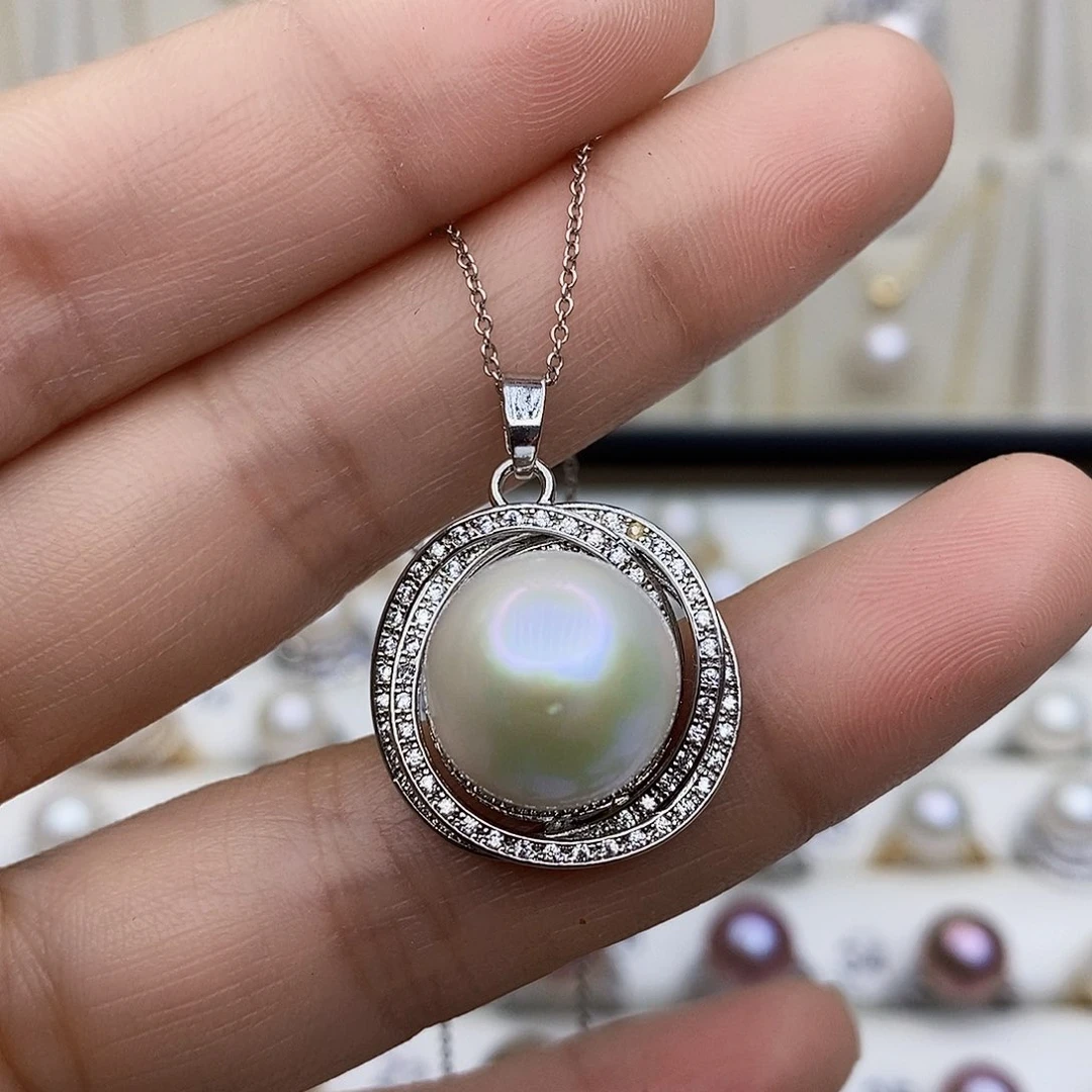 淡水珍珠颈饰合金