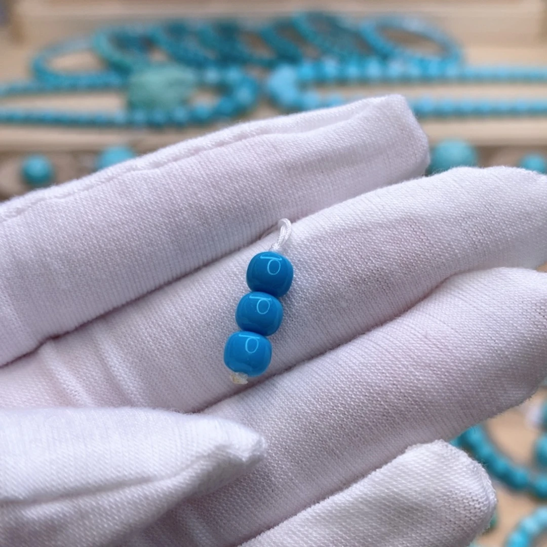 绿松石未镶嵌珠宝奇石5.5mm