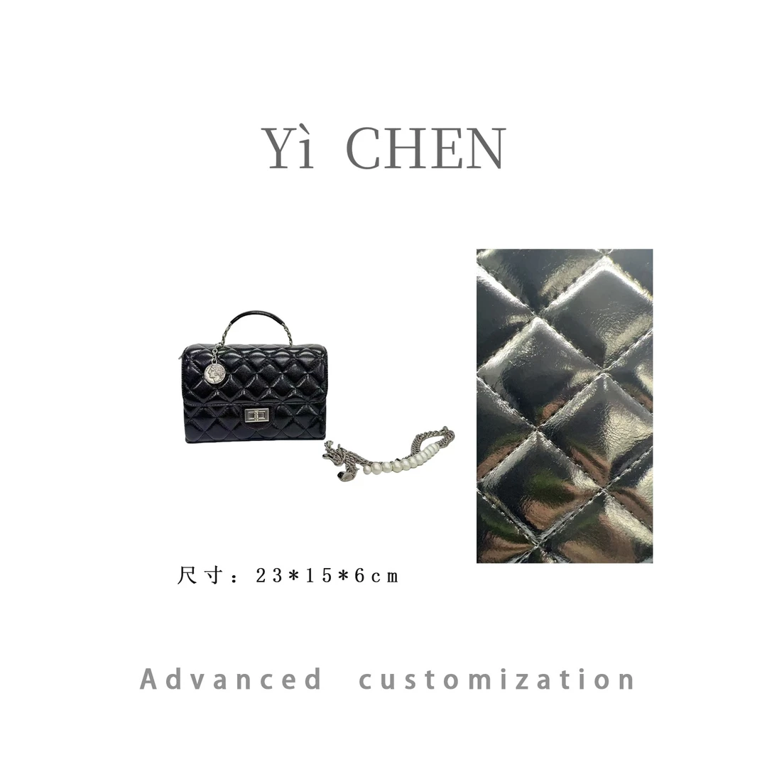 【Yì CHEN】SD-5189-黑色简约时尚女士新款轻奢单肩斜跨包