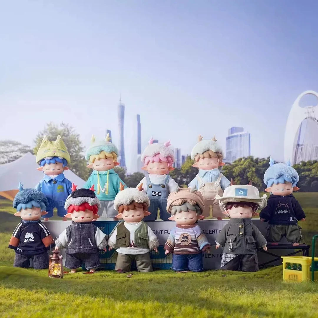 【拆盒】正版MIMI的CITYWALK系列搪胶手办毛绒盲盒潮玩摆件玩偶