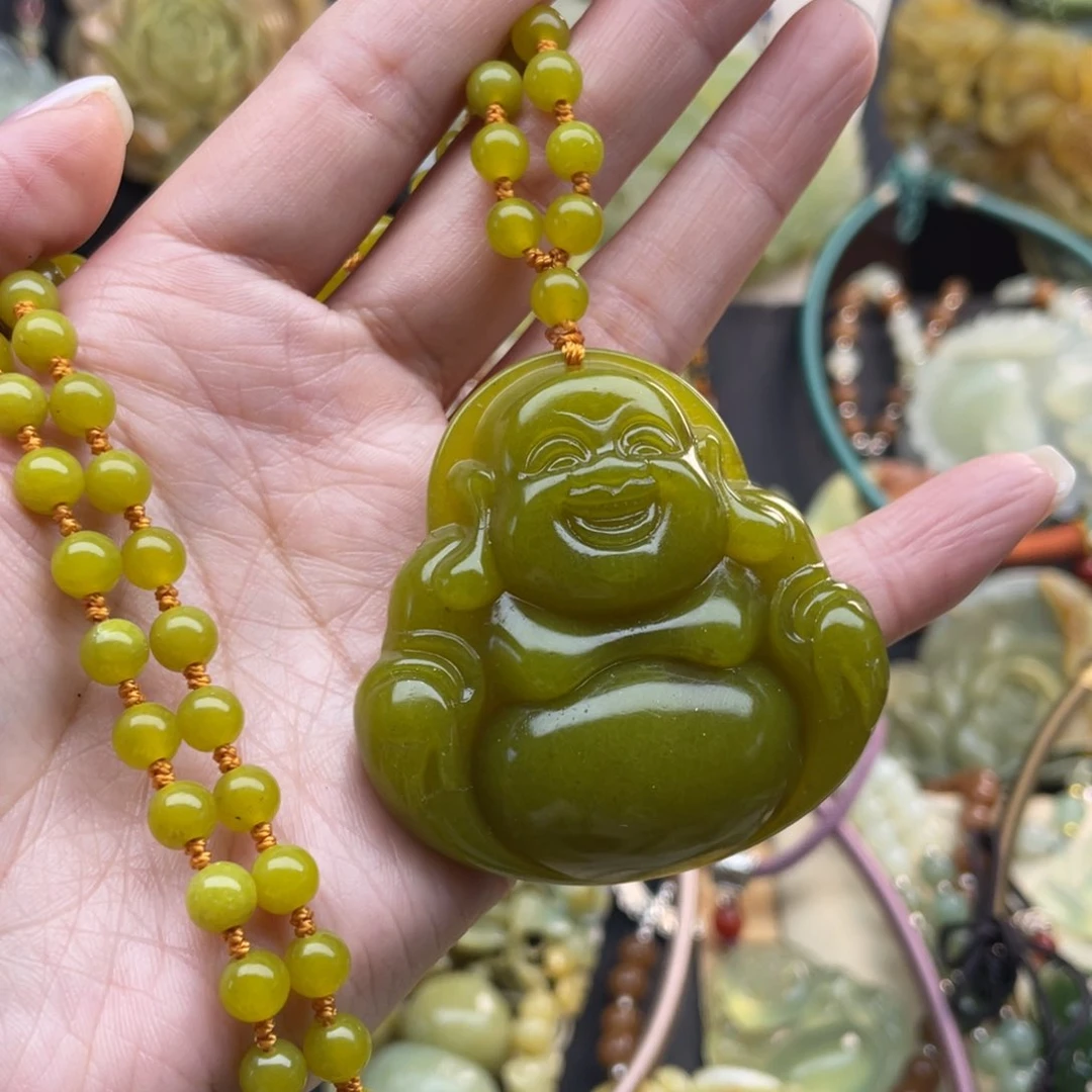 蛇纹石玉颈饰未镶嵌