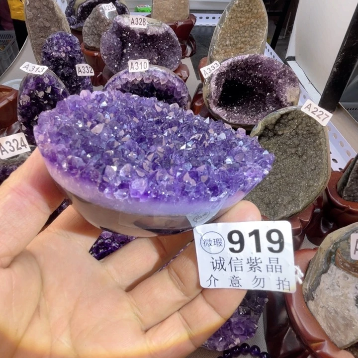 未镶嵌大型摆件（非配饰）紫晶