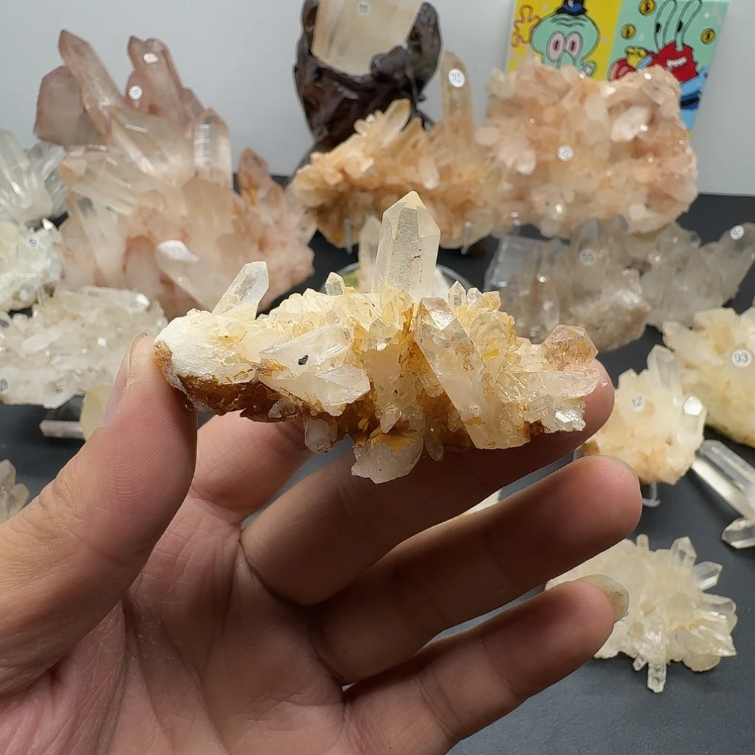 水晶珠宝半成品银S925镶嵌