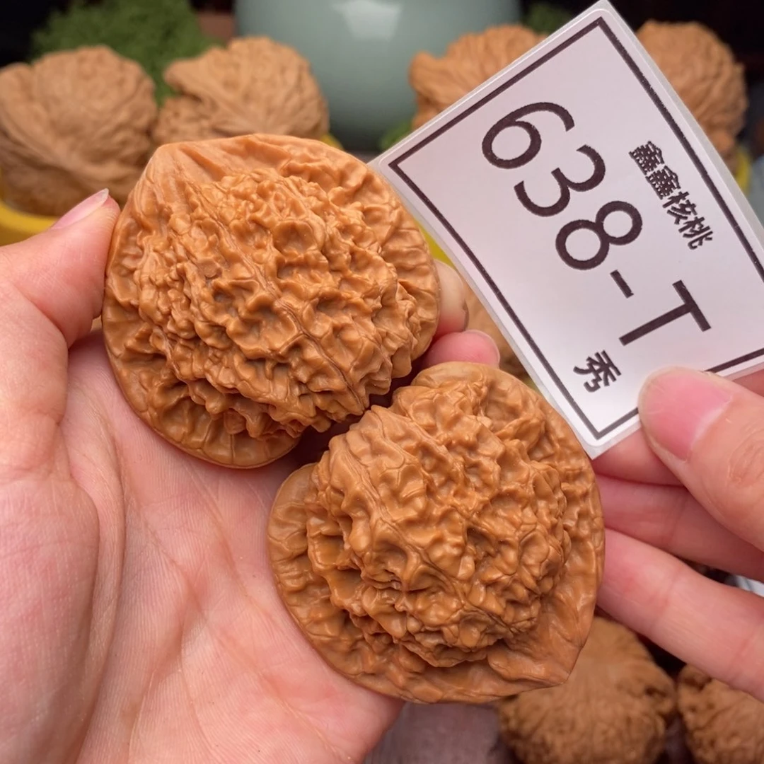 文玩核桃把件官帽50