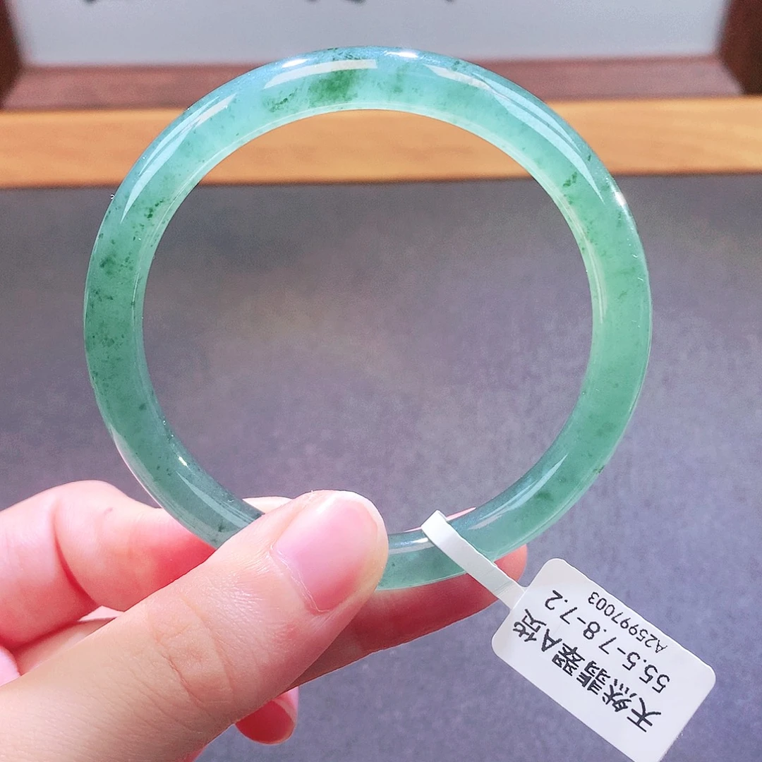 翡翠未镶嵌手镯天然翡翠
