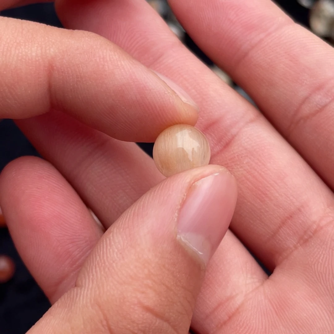 水晶天然兔毛水晶单珠未镶嵌小*