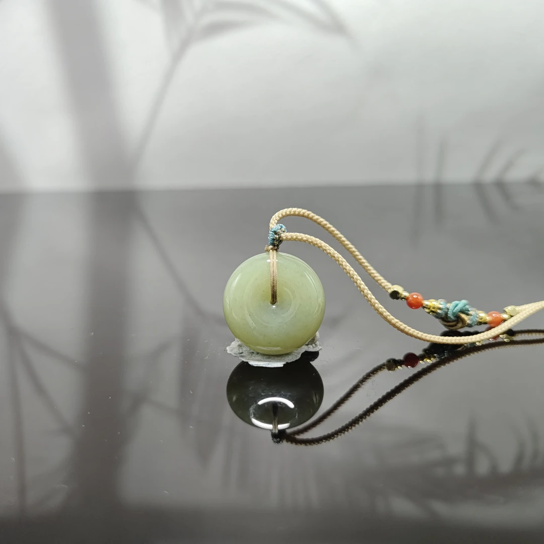 E和田玉平安扣吊坠1174