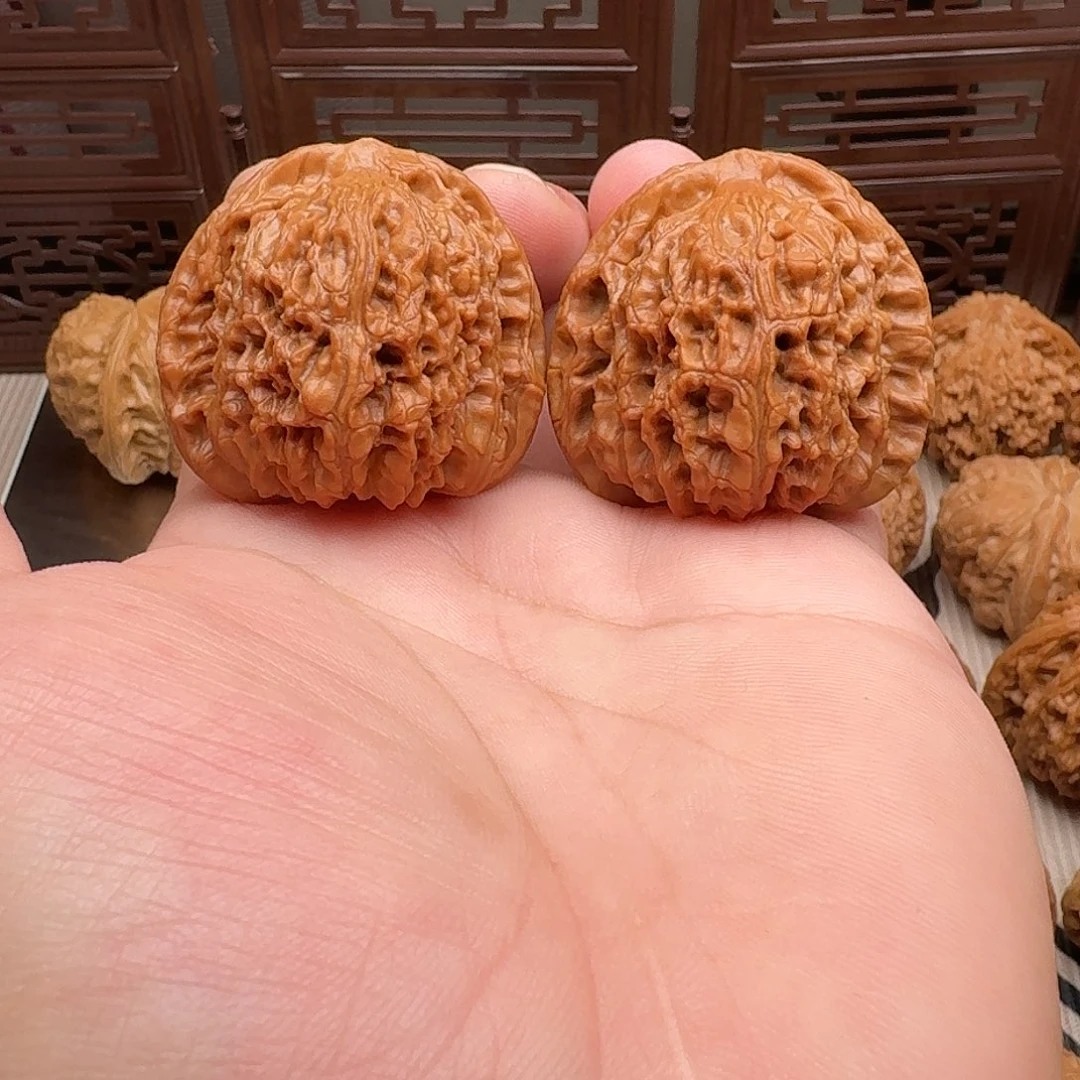 把件文玩核桃44尺全品南疆石