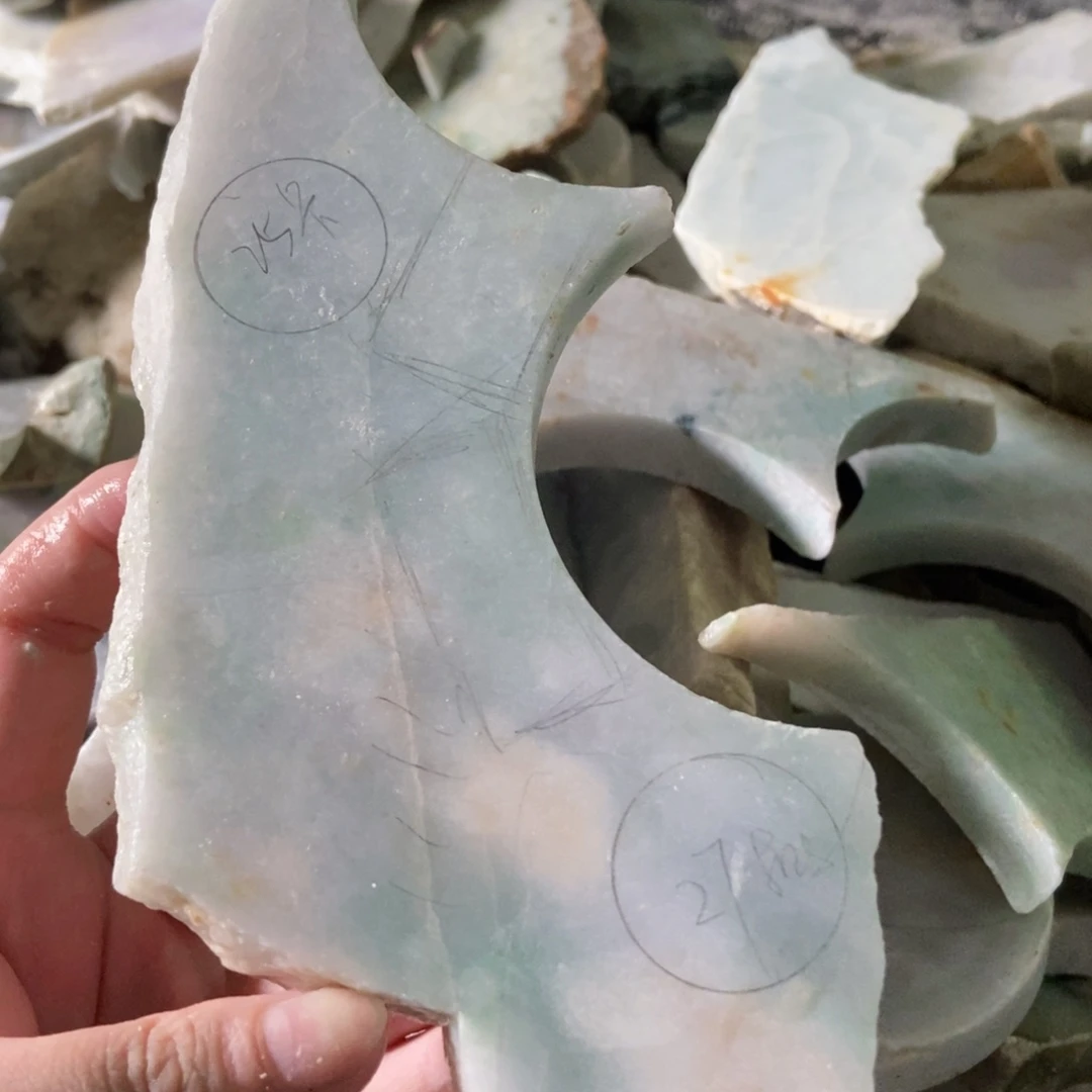 翡翠未镶嵌吊坠(不含链)天然翡翠