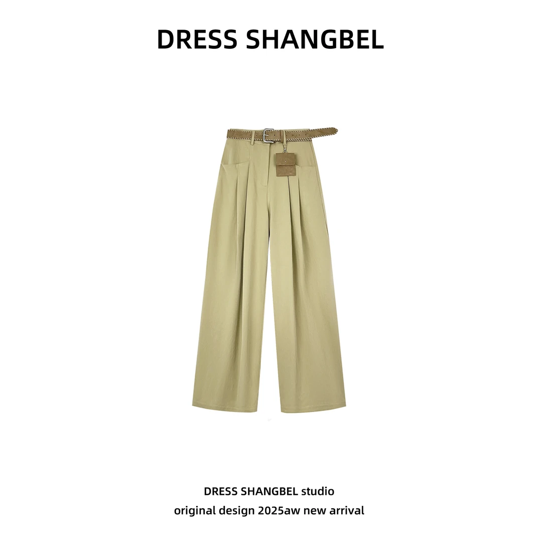 DRESS-秋季新款C53显瘦时尚宽松休闲阔腿裤5894H