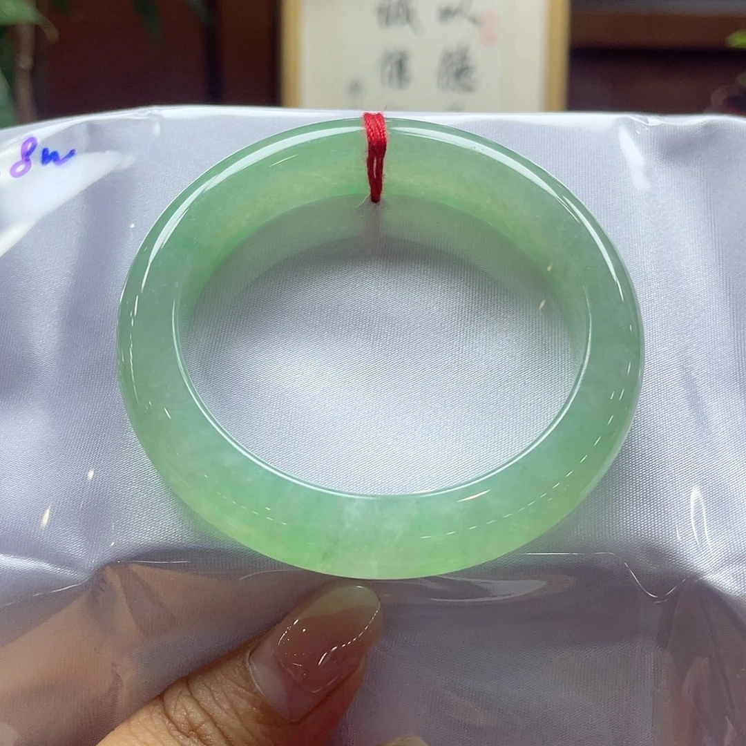 翡翠未镶嵌手镯31号链接