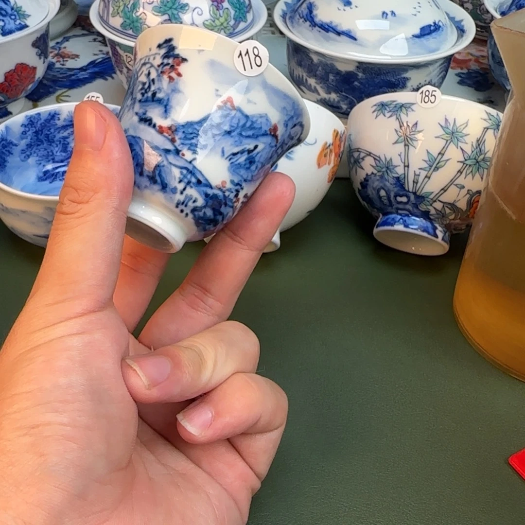 彦祖纯手工手绘茶具118