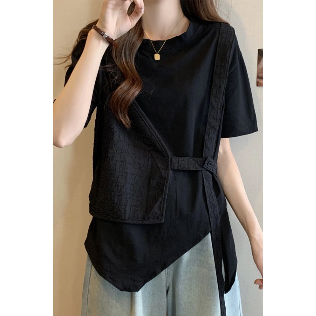 奥莱撤柜（同款剪标）大码女装短袖poloT恤夏新款遮肉显瘦宽松胖妹